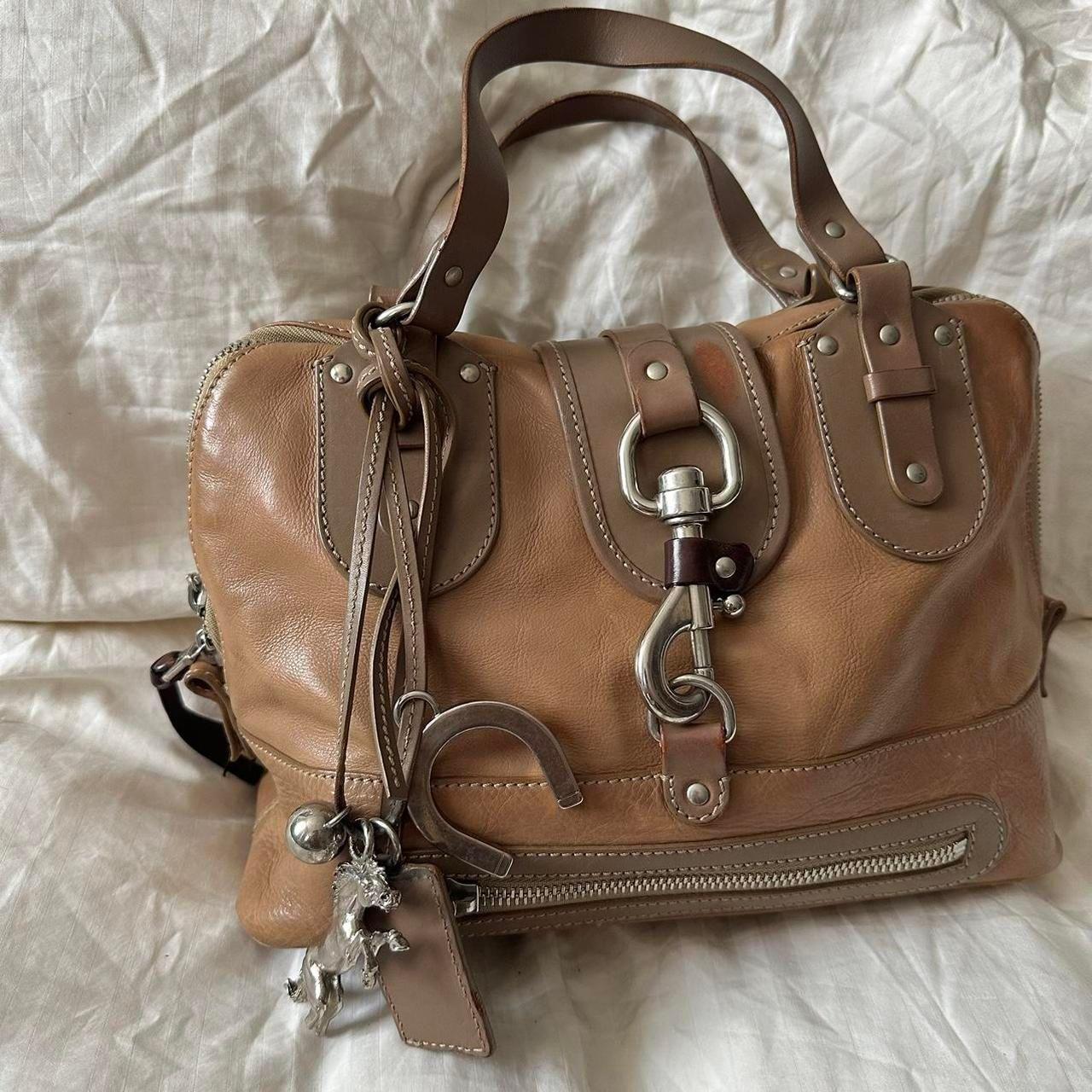 Vintage Chloé Kerala Equestrian Handbag – Tonal Brown (2000s/2010s)