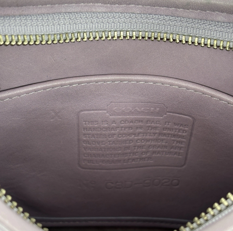 Vintage Coach Ergo Flap 9034 Lavender 15” Strap